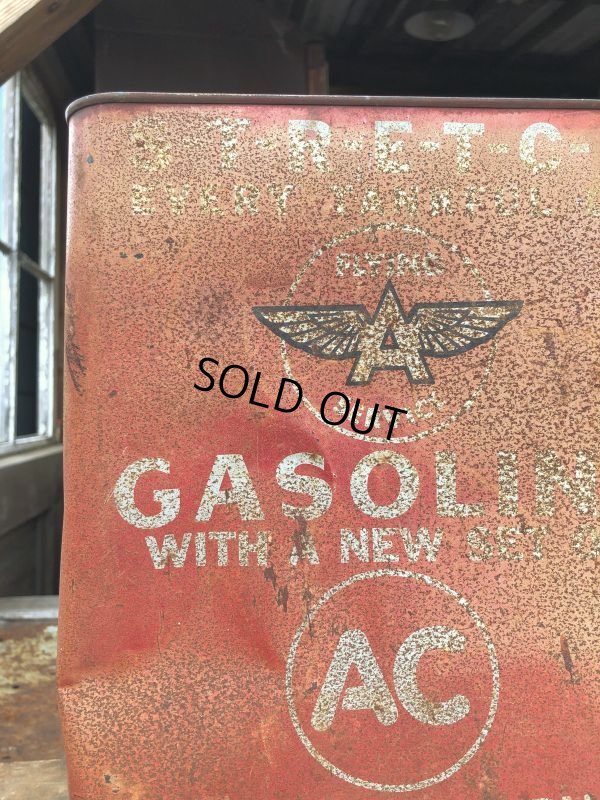 画像8: Vintage Flaying A Service Gasoline 2GAL Can (B856)