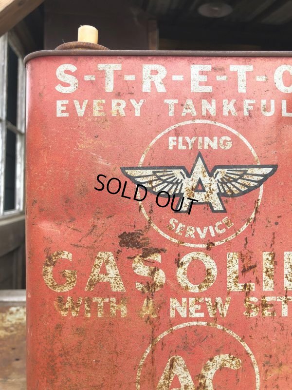 画像9: Vintage Flaying A Service Gasoline 2GAL Can (B856)