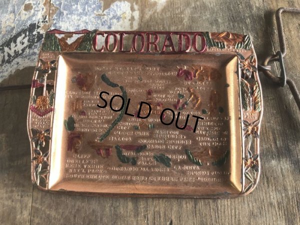 画像1: Vintage Souvenir Ashtray Colorado (B872)