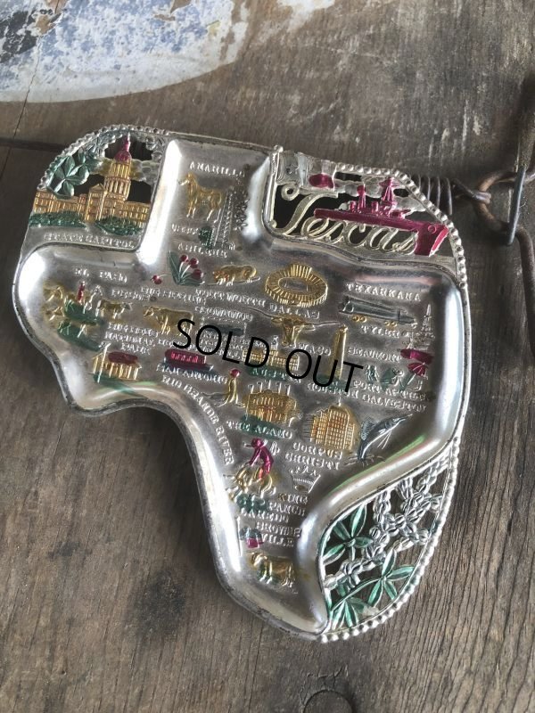 画像1: Vintage Souvenir Ashtray Texas (B886)