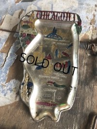Vintage Souvenir Ashtray Chicago , ILL (B878)
