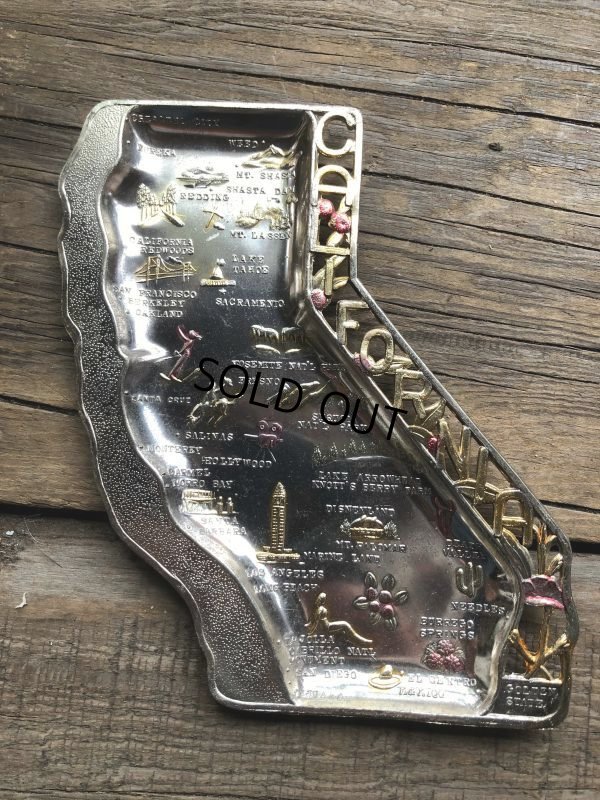 画像6: Vintage Souvenir Ashtray California (B873)