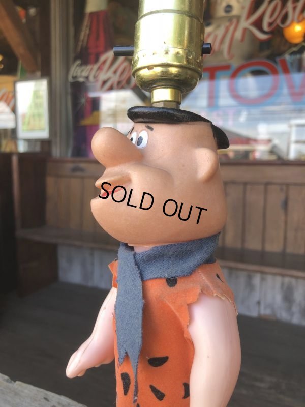 画像14: 70s Vintage The Flintstones Fred Lamp (B887)