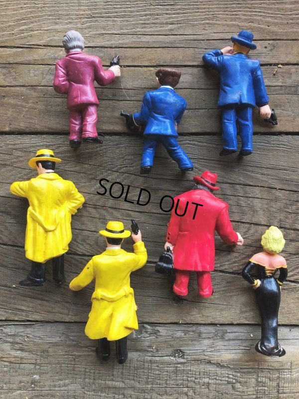 画像2: Vintage Dick Tracy PVC Figures Complete set (B897)