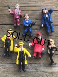 Vintage Dick Tracy PVC Figures Complete set (B897)