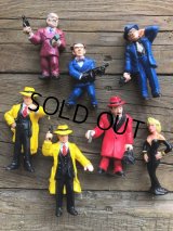 Vintage Dick Tracy PVC Figures Complete set (B897)