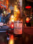 画像1: Vintage OLD CROW Whiskey Advertising Huge Glass Bottle Lamp 80cm Hard to Find! (B898) (1)