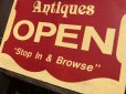 画像6: Vintage Antique Store Open Closed Original Sign (B899)