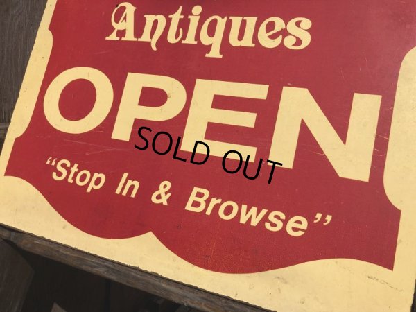 画像6: Vintage Antique Store Open Closed Original Sign (B899)