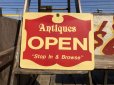 画像1: Vintage Antique Store Open Closed Original Sign (B899) (1)