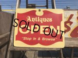 Vintage Antique Store Open Closed Original Sign (B899)