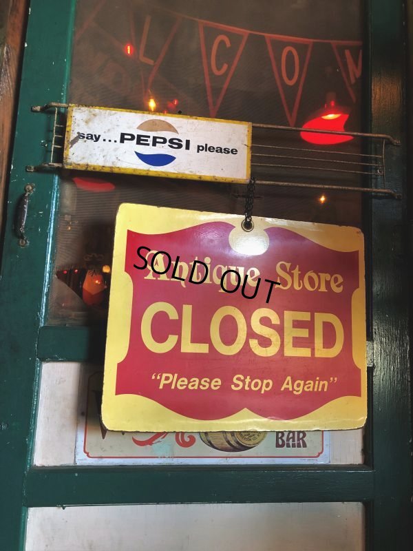 画像9: Vintage Antique Store Open Closed Original Sign (B899)