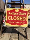 画像11: Vintage Antique Store Open Closed Original Sign (B899)