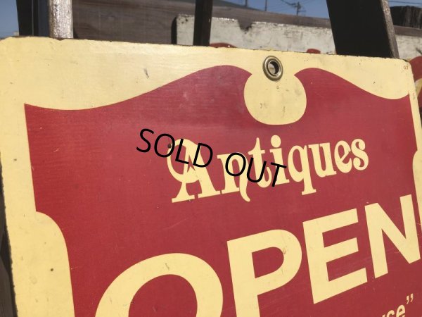 画像5: Vintage Antique Store Open Closed Original Sign (B899)