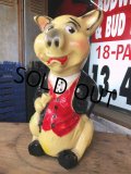Vintage Chalkware Carnival Prize Piggy Pig Bank (B900)