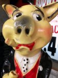 画像10: Vintage Chalkware Carnival Prize Piggy Pig Bank (B900)