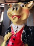 画像7: Vintage Chalkware Carnival Prize Piggy Pig Bank (B900)
