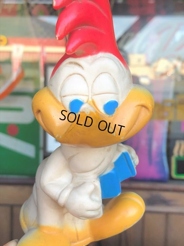 画像8: 50s Vintage Walter Lantz Woody Woodpecker Rubber Doll (B901)
