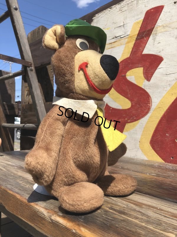 画像7: Vintage Knickerbocker Yogi Bear Plush Doll (B909)