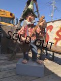 60s Vintage Mountain Dew Willy the Hillbilly Store Display Statue (B910)