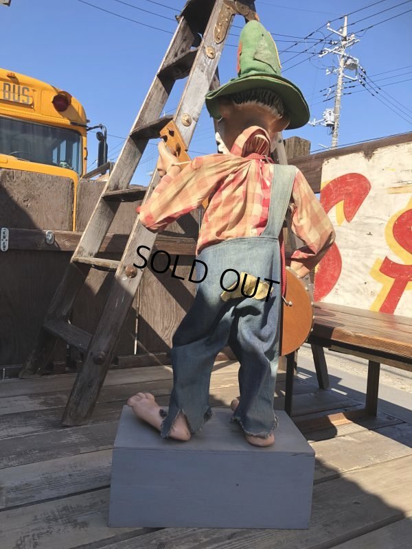 画像2: 60s Vintage Mountain Dew Willy the Hillbilly Store Display Statue (B910)