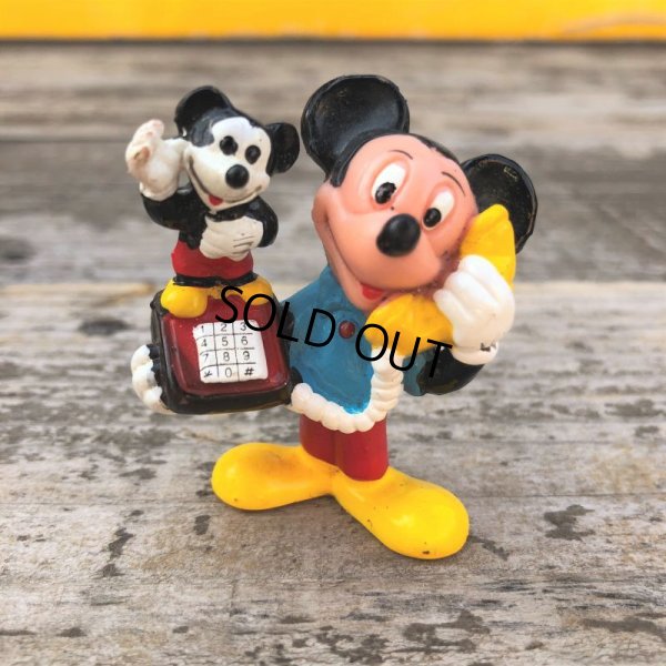 画像5: Vintage Disney Mickey Mouse PVC / Telephone (B915)