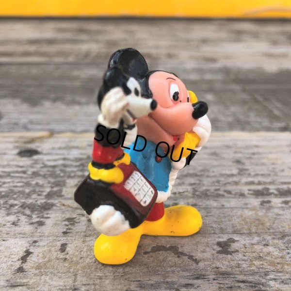 画像2: Vintage Disney Mickey Mouse PVC / Telephone (B915)