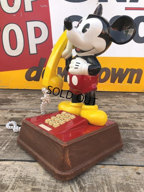 画像4: 70s Vintage Telephone Mickey Mouse (B914)