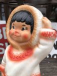 画像8: 60s Vintage Kimmie Eskimo Plastic Coin Bank (B916)