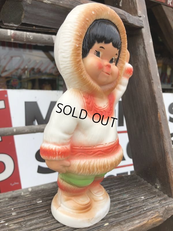 画像2: 60s Vintage Kimmie Eskimo Plastic Coin Bank (B916)