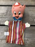 画像10: 60s Vintage Mattel Hand Puppet Porky Pig (B918)