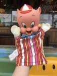 画像1: 60s Vintage Mattel Hand Puppet Porky Pig (B918) (1)