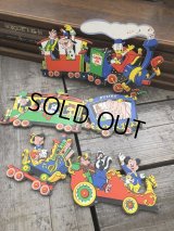 Vintage Dolly Toy Pin Ups Wall Decor Casey Jr. Circus Train Set (B920)