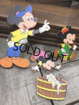 Vintage Dolly Toy Pin Ups Wall Decor Mickey & Morty , Ferdie Set (B919)