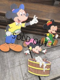 Vintage Dolly Toy Pin Ups Wall Decor Mickey & Morty , Ferdie Set (B919)