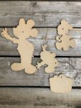 画像6: Vintage Dolly Toy Pin Ups Wall Decor Mickey & Morty , Ferdie Set (B919)