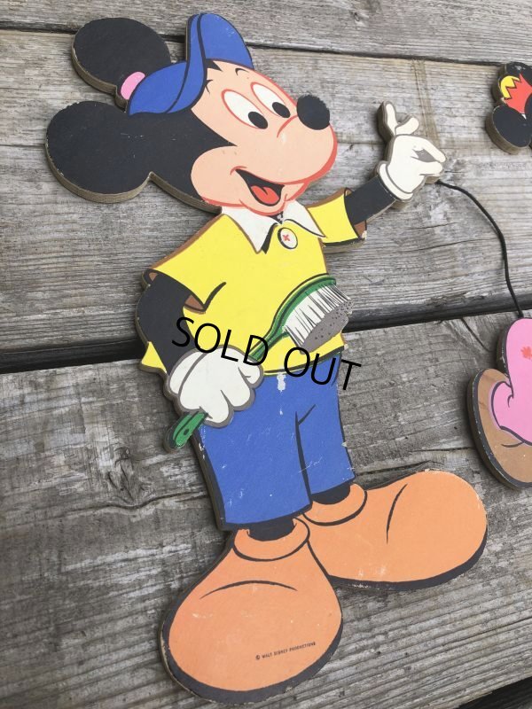 画像4: Vintage Dolly Toy Pin Ups Wall Decor Mickey & Morty , Ferdie Set (B919)