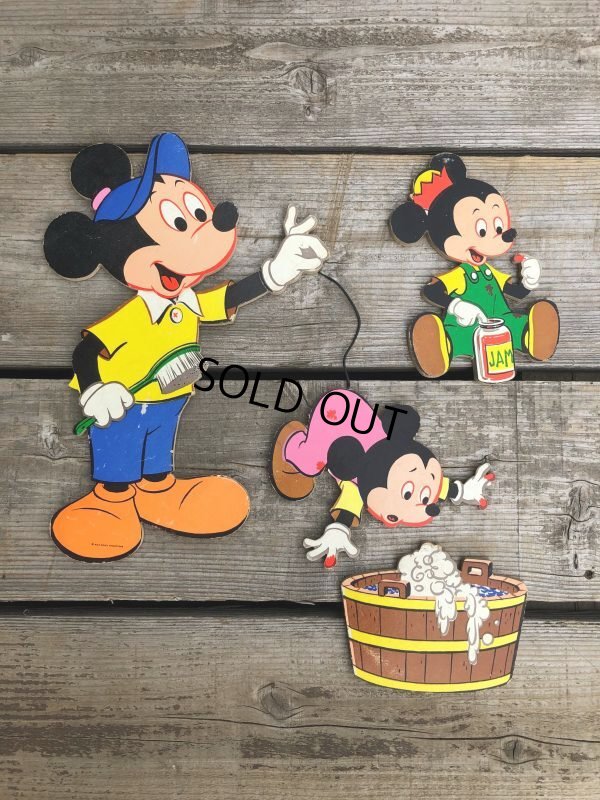 画像5: Vintage Dolly Toy Pin Ups Wall Decor Mickey & Morty , Ferdie Set (B919)