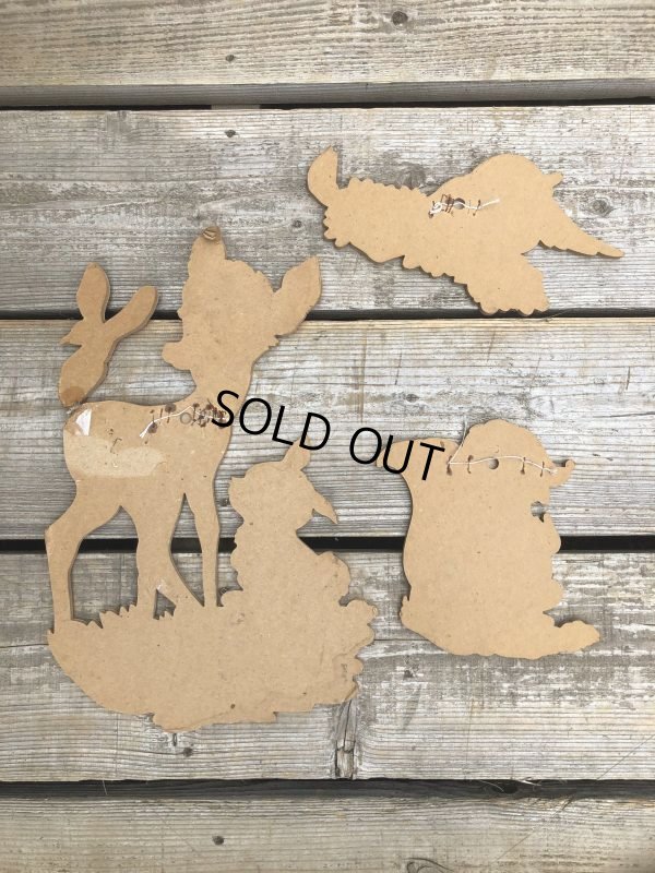 画像8: Vintage Dolly Toy Pin Ups Wall Decor Bambi Set (B921)