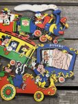 画像3: Vintage Dolly Toy Pin Ups Wall Decor Casey Jr. Circus Train Set (B920)