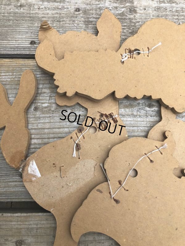 画像9: Vintage Dolly Toy Pin Ups Wall Decor Bambi Set (B921)