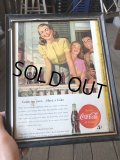 40s Vintage Coca-Cola Advertising W/Frame (B926)