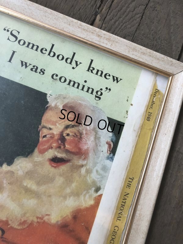 画像3: 40s Vintage Coca-Cola Advertising W/Frame (B929)