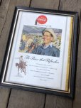 画像5: 50s Vintage Coca-Cola Advertising W/Frame (B934)