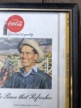 画像4: 50s Vintage Coca-Cola Advertising W/Frame (B934)