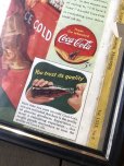 画像2: 40s Vintage Coca-Cola Advertising W/Frame (B927) (2)