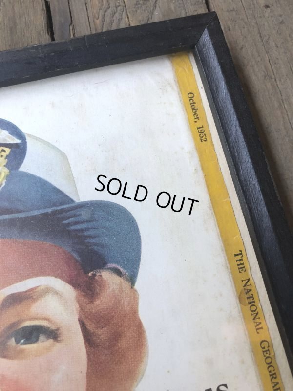 画像5: 50s Vintage Coca-Cola Advertising W/Frame (B939)