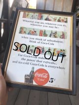 40s Vintage Coca-Cola Advertising W/Frame (B923)
