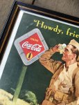 画像4: 40s Vintage Coca-Cola Advertising W/Frame (B930)