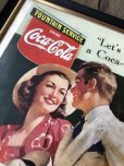 画像4: 30s Vintage Coca-Cola Advertising W/Frame (B925) (4)